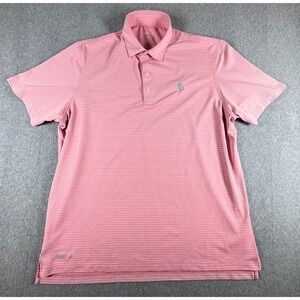 Johnnie O San Diego Padres‎ Polo Shirt Mens Golf Stripe Pink Performance MLB